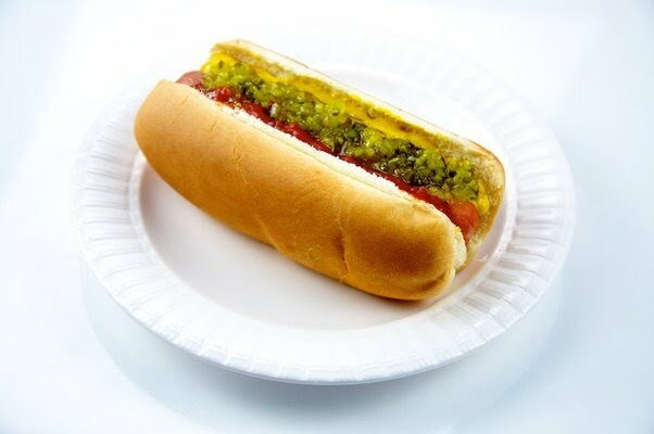 hot dog red
