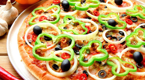 Lean vegetarian pizza - recipes