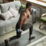 Ejercicio cardio intenso en casa